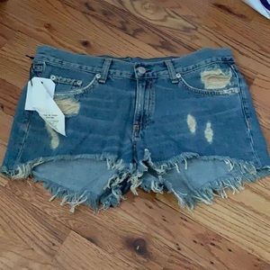 Rag and Bone NWT Winnie Cut Off Denim Shorts